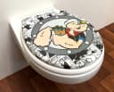 ADOB WC-Sitz Comic mit Absenkautomatik Schwarz/Weiß Bild 4
