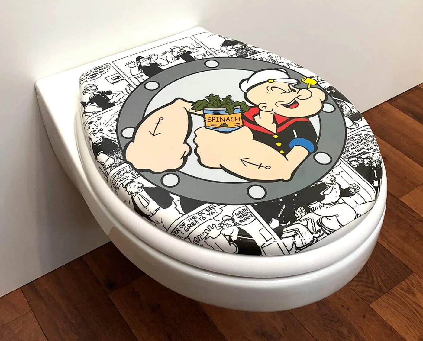ADOB WC-Sitz Comic mit Absenkautomatik Schwarz/Weiß - Bild 4