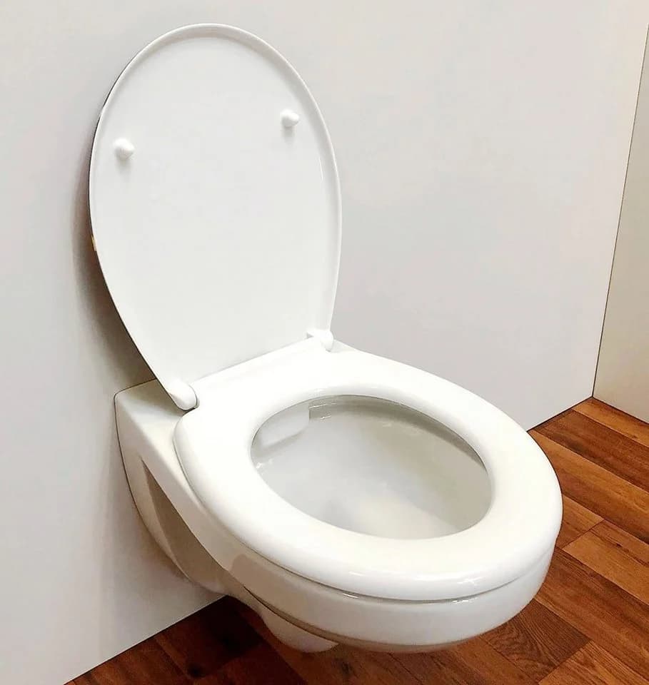 ADOB WC-Sitz Schildkröte Blau/Weiß mit Absenkautomatik - Bild 5
