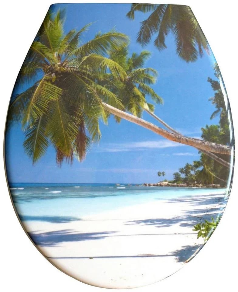ADOB WC-Sitz Koh Samui Absenkautomatik Weiß Blau/Bunt - Bild 2