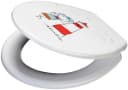 ADOB WC-Sitz Leuchtturm Bunt Weiß mit SoftClose Bild 3