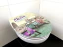 ADOB WC-Sitz Italia la dolce vita Bunt Grau mit Absenkautomatik Bild 1