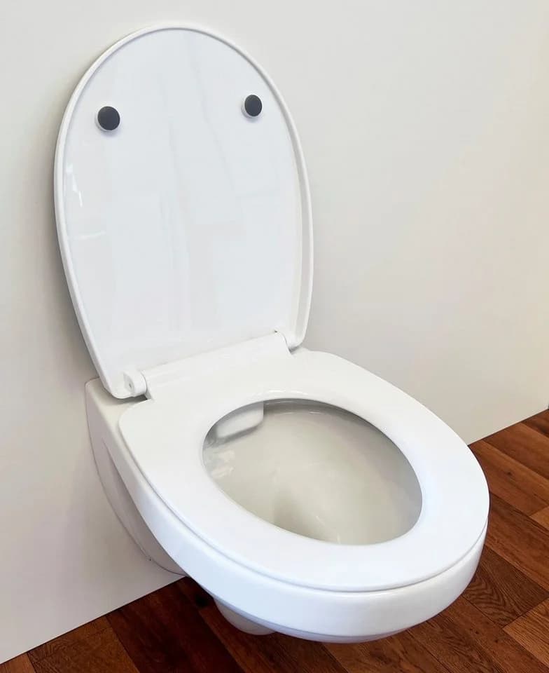 ADOB WC-Sitz Schiefer/Weiß mit SoftClose und Quick Release - Bild 4