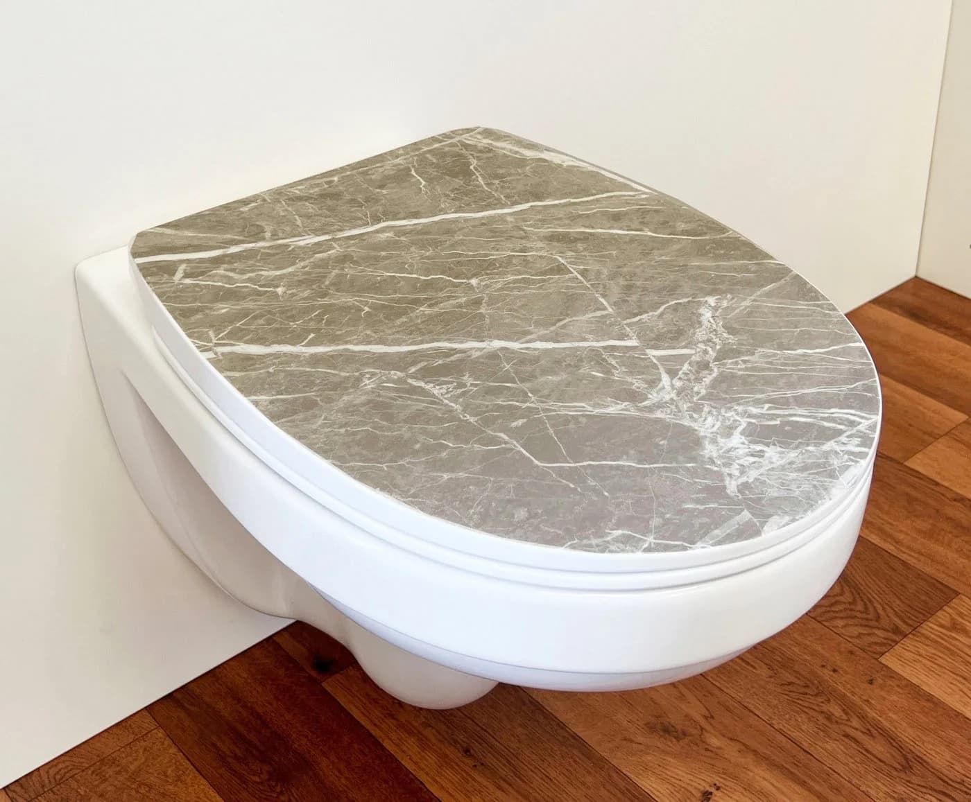 ADOB WC-Sitz Marmor/weiß Thermoplast - Bild 1