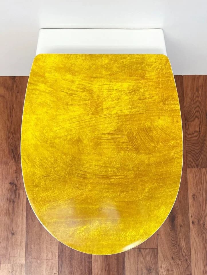 ADOB WC-Sitz Gold Weiß mit Absenkautomatik - Bild 5