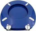 ADOB WC-Sitz Blau Stabil mit Messing Scharnieren Bild 5