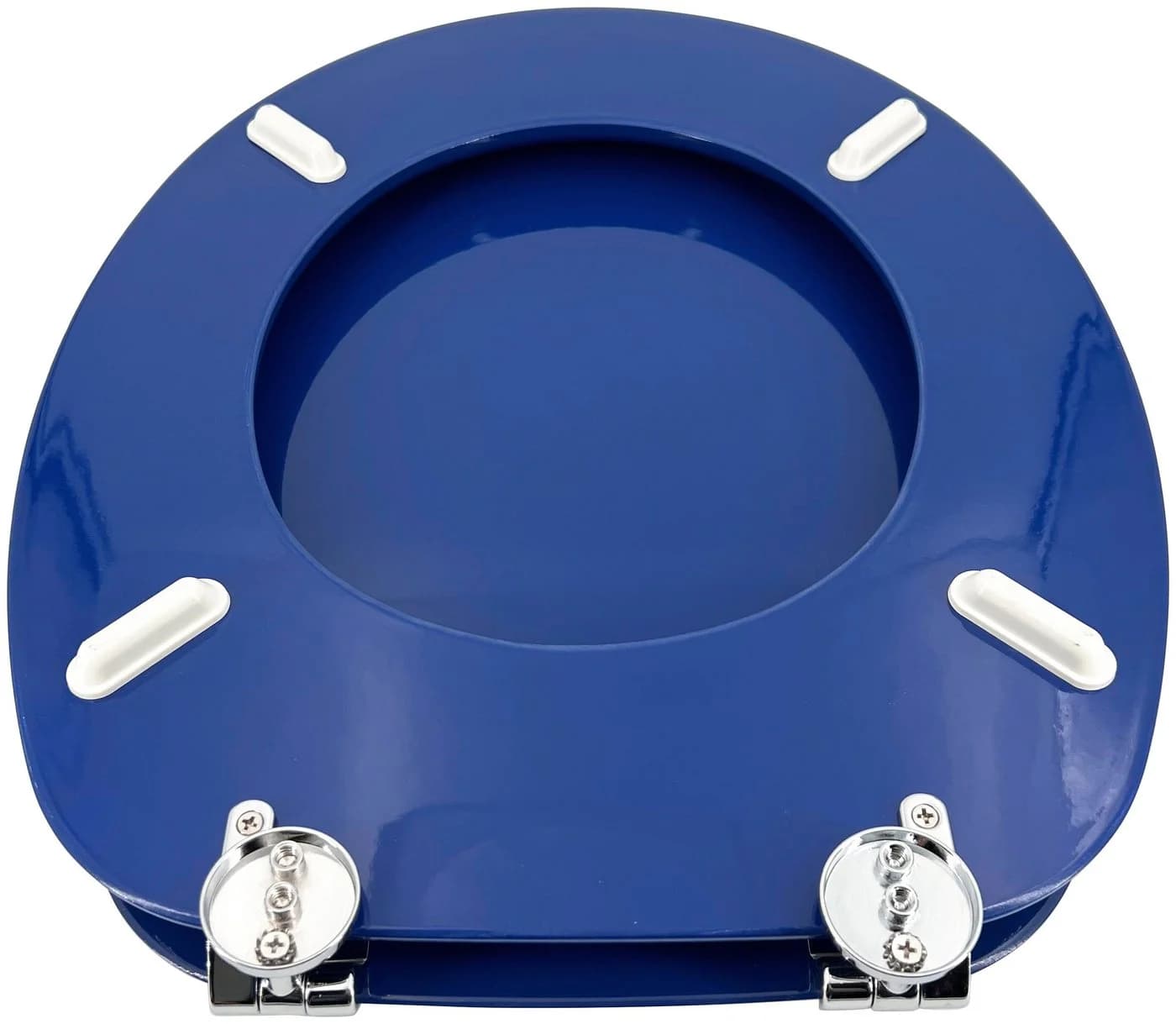 ADOB WC-Sitz Blau Stabil mit Messing Scharnieren - Bild 5