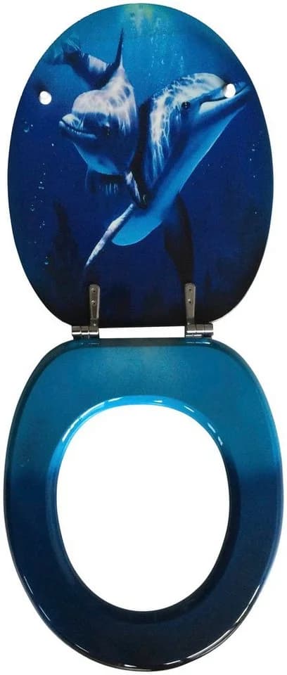 ADOB WC-Sitz Delfin Blau Hochglanz - Bild 3