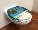 ADOB WC-Sitz Koh Samui Blau MDF Hochglanz Bild 4