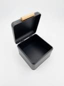 ADOB Brotkasten Schwarz-Matt aus Metall mit Griff Bild 1