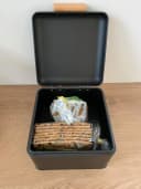 ADOB Brotkasten Schwarz-Matt aus Metall mit Griff Bild 4