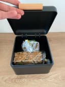 ADOB Brotkasten Schwarz-Matt aus Metall mit Griff Bild 5
