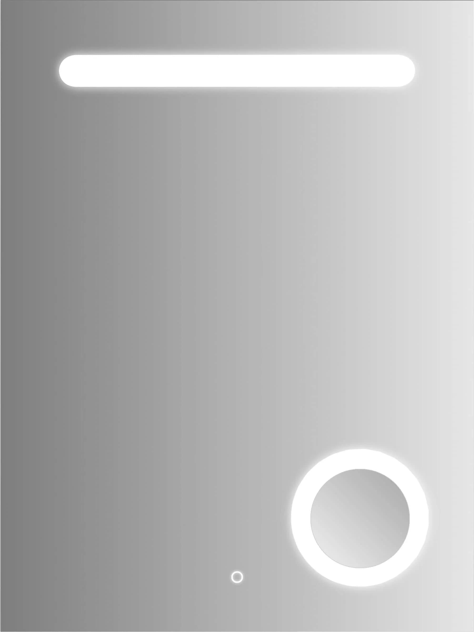 LED-Lichtspiegel JOKEY Oxford Silber Spiegelglas 60x80cm