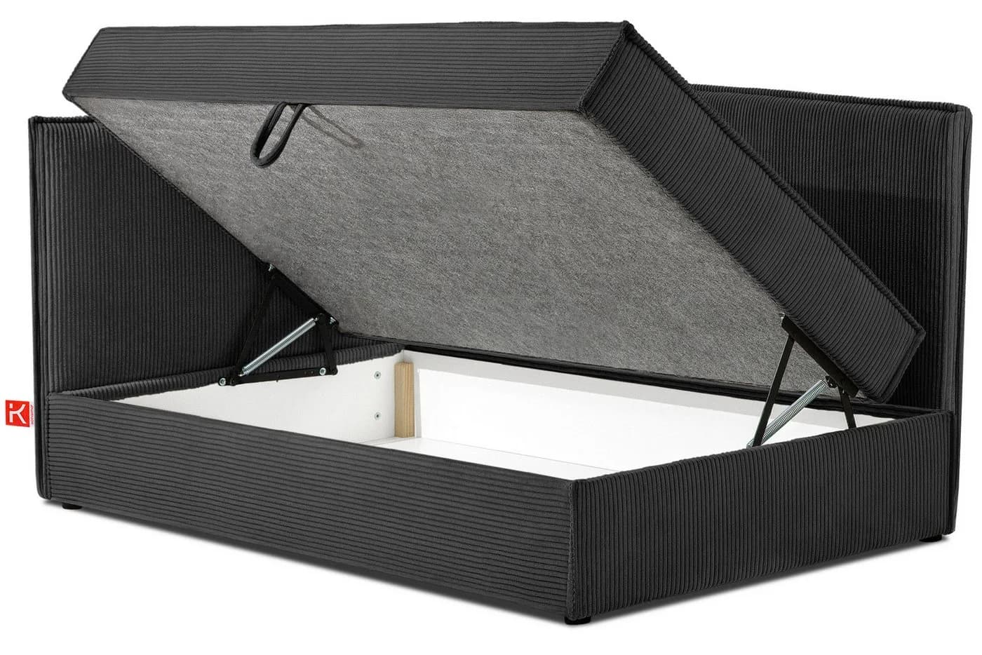 KONSIMO Boxspringbett ROTI Grau mit Bettkasten - Bild 5