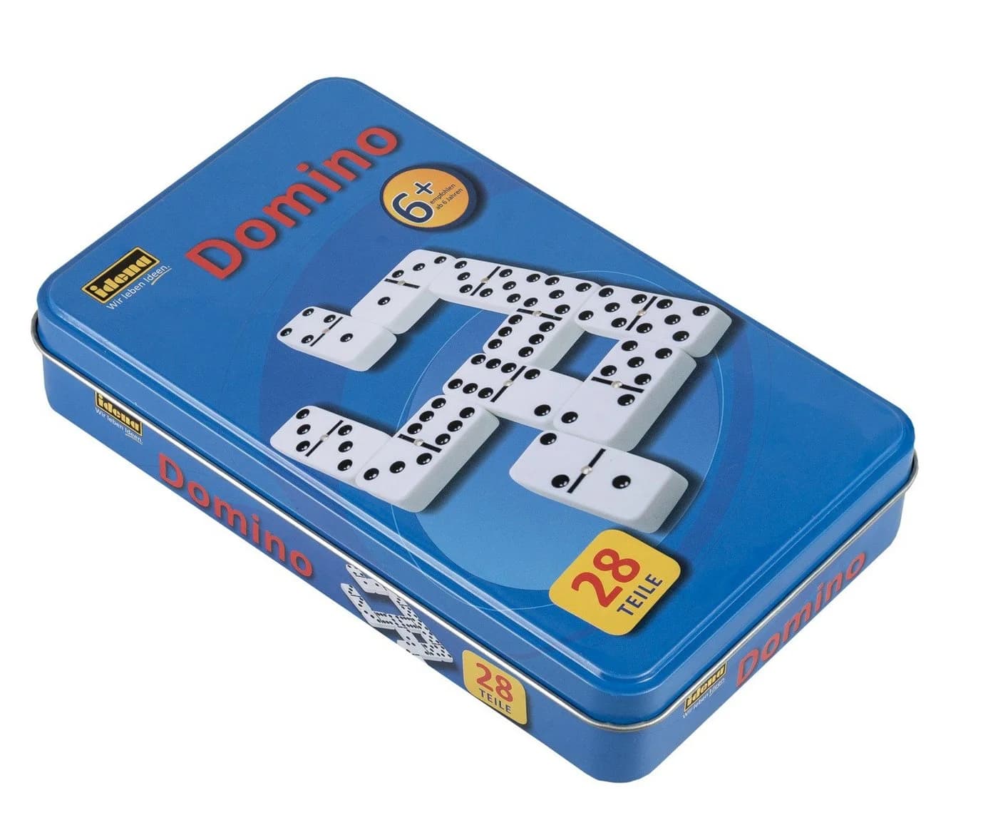 Idena Domino Spiel 28 Steine Metallbox - Bild 4