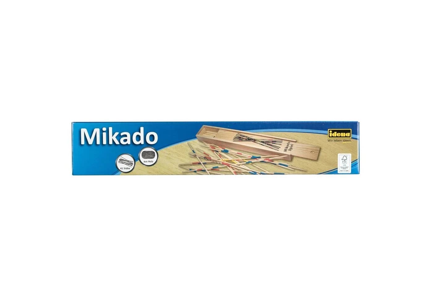 Idena Spiel Mikado Strategiespiel Bambus - Bild 3