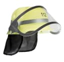 Idena Spielzeug-Helm Feuerwehrhelm mit klappbarem Visier und Nackentuch Bild 2