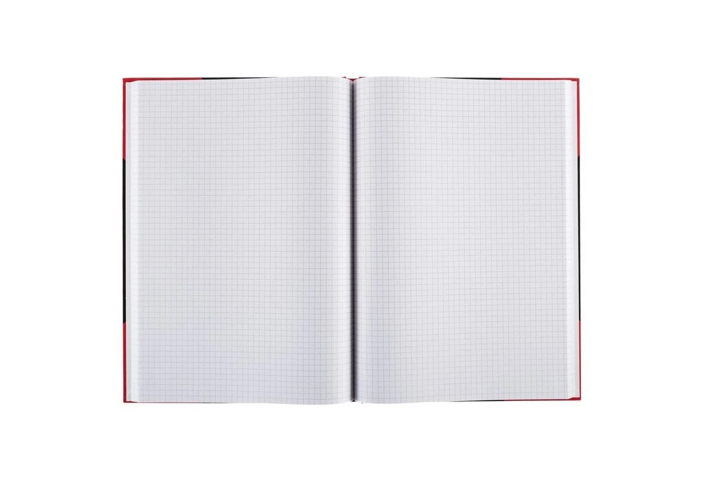 Idena Notizbuch Kladde kariert 96 Blatt DIN A5 Schwarz/Rot - Bild 3