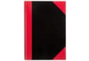 Idena Notizbuch Kladde Kariert 96 Blatt Schwarz/Rot DIN A6 Bild 1