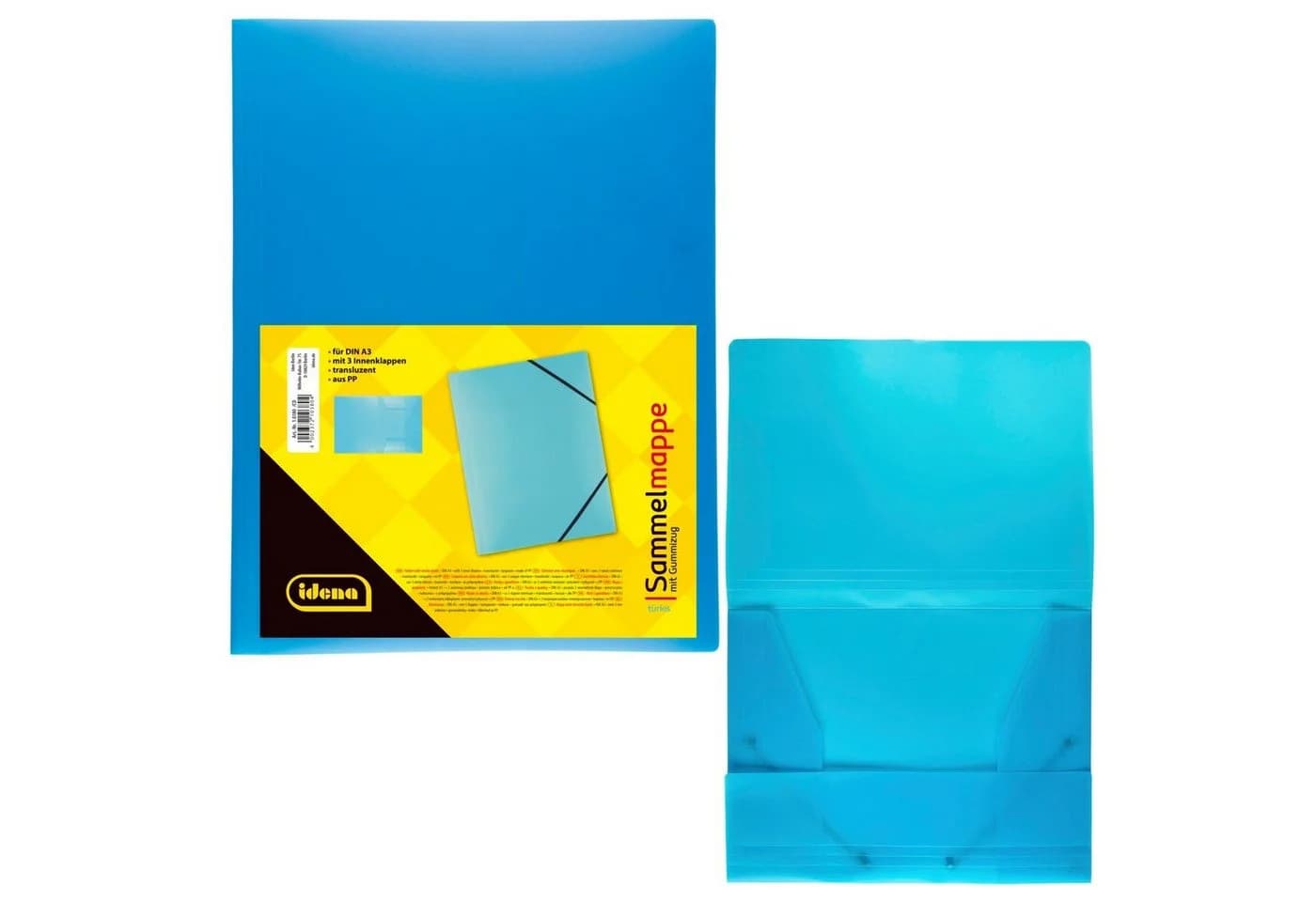 Idena Sammelmappe Kunststoff Gummizug DIN A3 - Bild 2