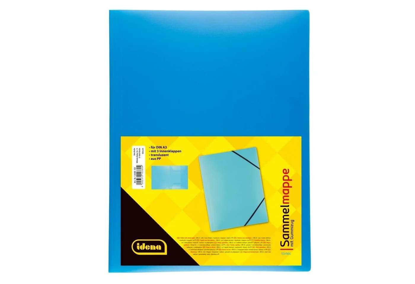 Idena Sammelmappe Kunststoff Gummizug DIN A3 - Bild 5