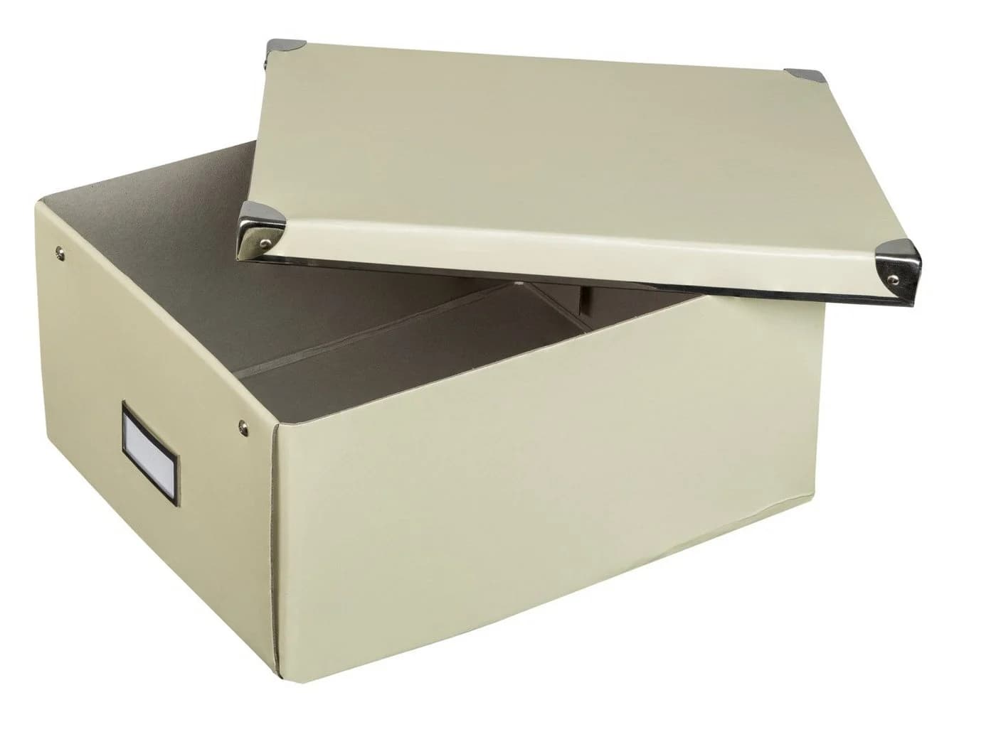 Idena Aufbewahrungsbox 10518 aus stabilem Karton mit Metallverstärkung - Bild 3