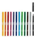 Idena Fasermaler 12er Set Bunt mit 2 mm Spitze Bild 1