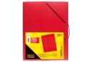 Idena Heftbox Gummizug PP transluzent rot DIN A4 Bild 1