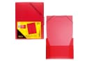 Idena Heftbox Gummizug PP transluzent rot DIN A4 Bild 2