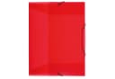 Idena Heftbox Gummizug PP transluzent rot DIN A4 Bild 4