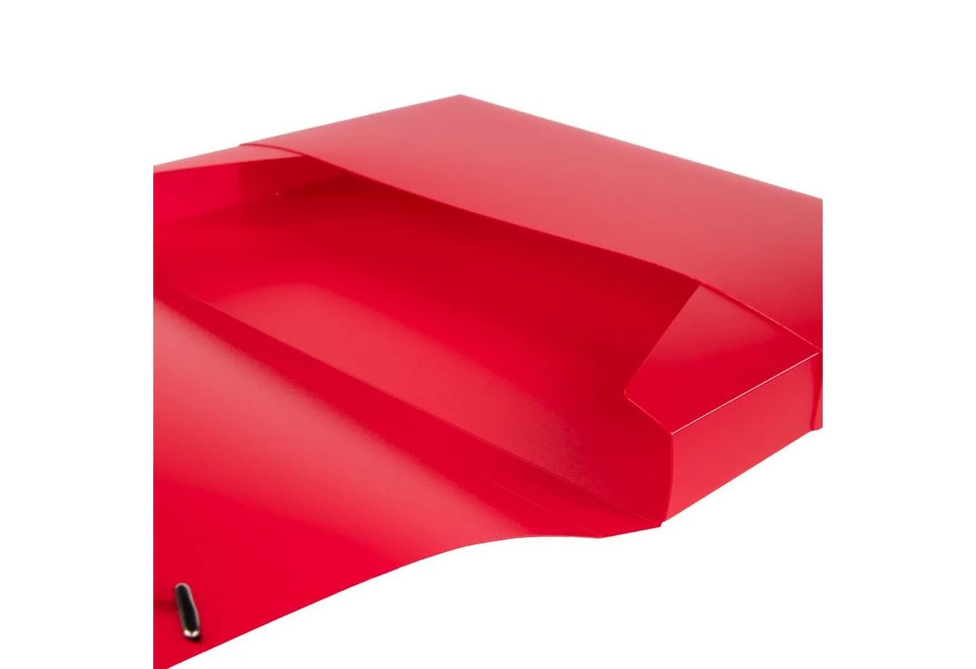 Idena Heftbox Gummizug PP transluzent rot DIN A4 - Bild 5