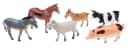 Idena Spielfigurenset 6 Farmtiere Bunt Kunststoff Bild 1
