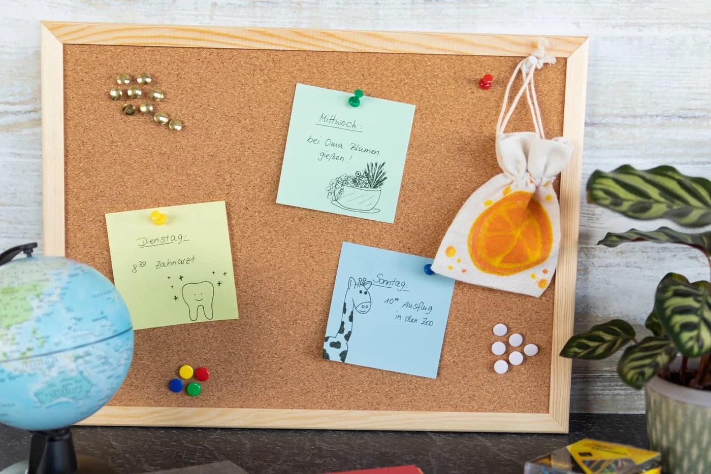 Idena Reißnägel 120 Stück farbig sortiert mit Hängebox - Bild 5