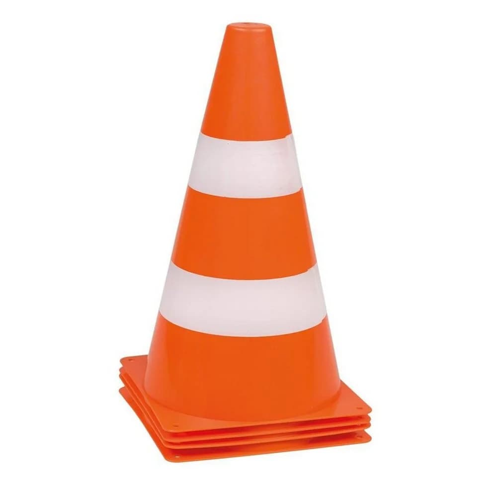 Idena Pylonen Orange/Weiß 4er-Pack