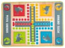 Idena Spiel 40126 Ludo Spielteppich 130x93cm Bild 3