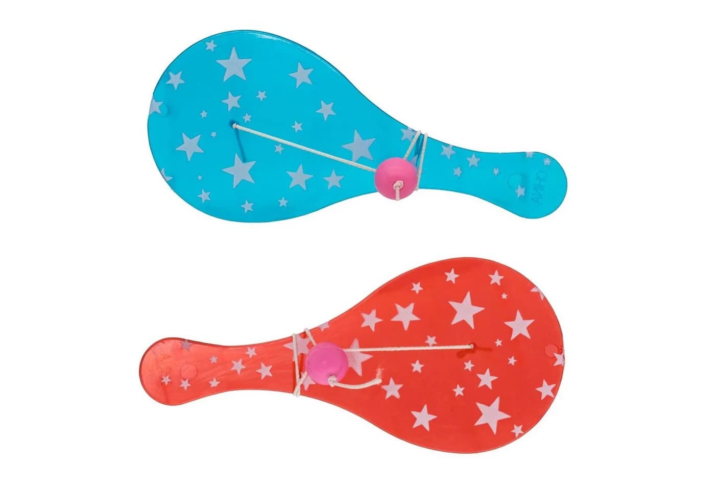 Idena Paddleballs 4 Stück - Geschicklichkeitsspiel ab 3 Jahren Bunt - Bild 3