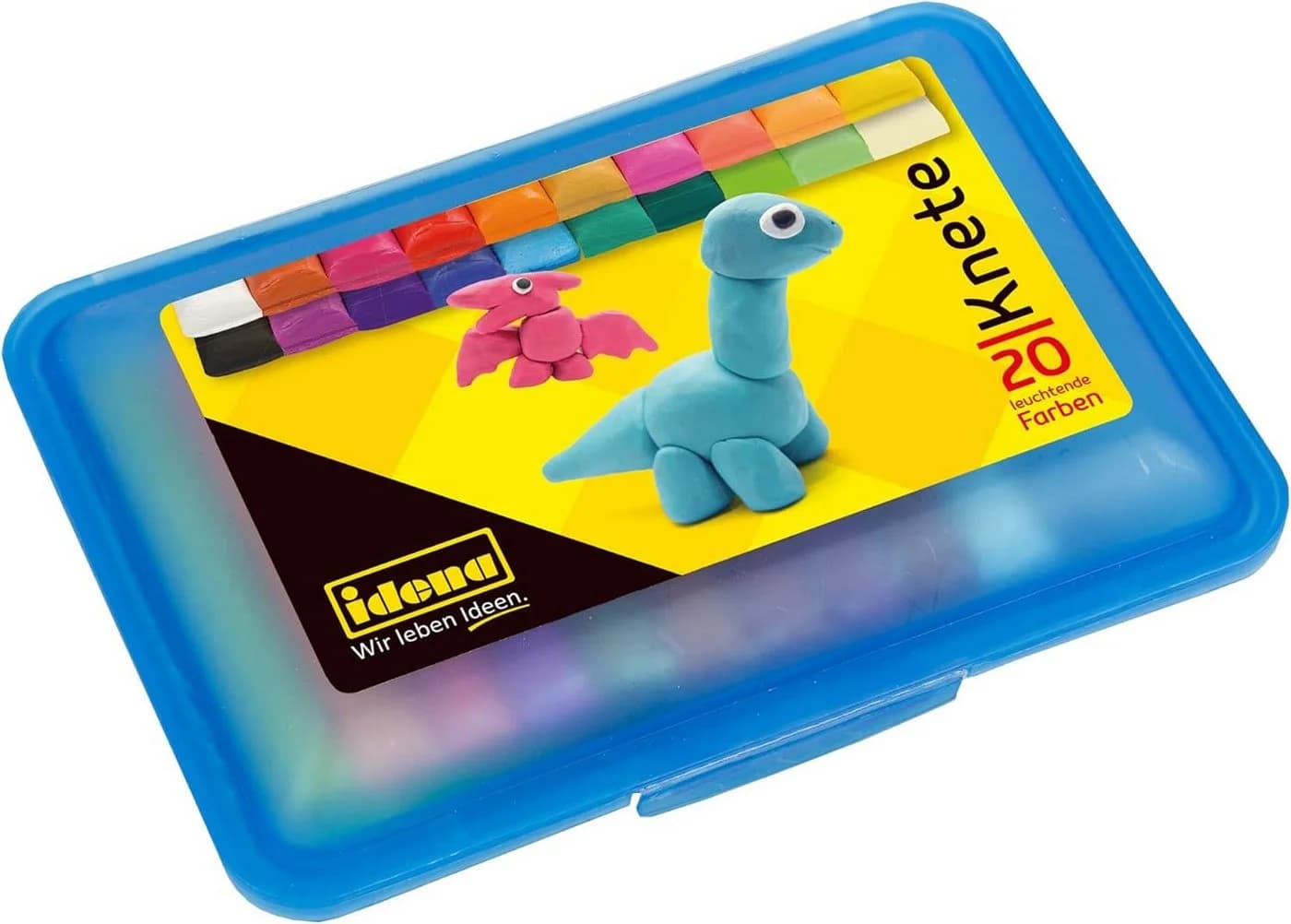 Idena Knetbox 20 Stangen Bunt - Kreative Knete für Kinder ab 3 Jahren - Bild 3