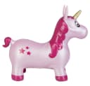 Idena Hüpftier Einhorn Rosa mit Sternen Bild 1