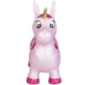 Idena Hüpftier Einhorn Rosa mit Sternen Bild 4