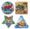 Idena Spiel Partyspaß Geduldspiele 4 Stück Bunt Kleine Labyrinthe Bild 2