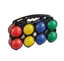 Idena Boccia Spielset 8 Kugeln Bunt Kunststoff mit Tragekorb Bild 2