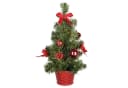 Idena Künstlicher Weihnachtsbaum 8582154 Grün/Rot LED 35 cm Bild 2