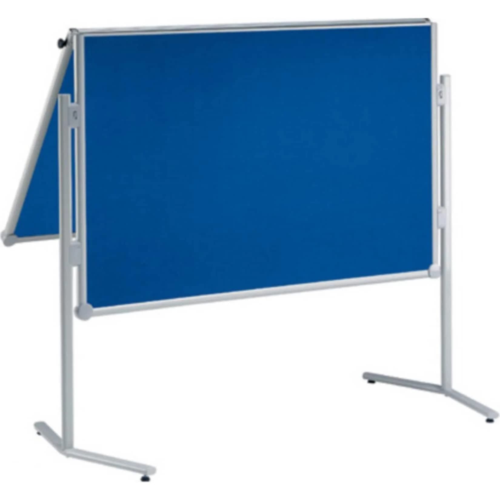 MAUL Moderationstafel MAULpro Klappbar Blau Textil-Oberfläche