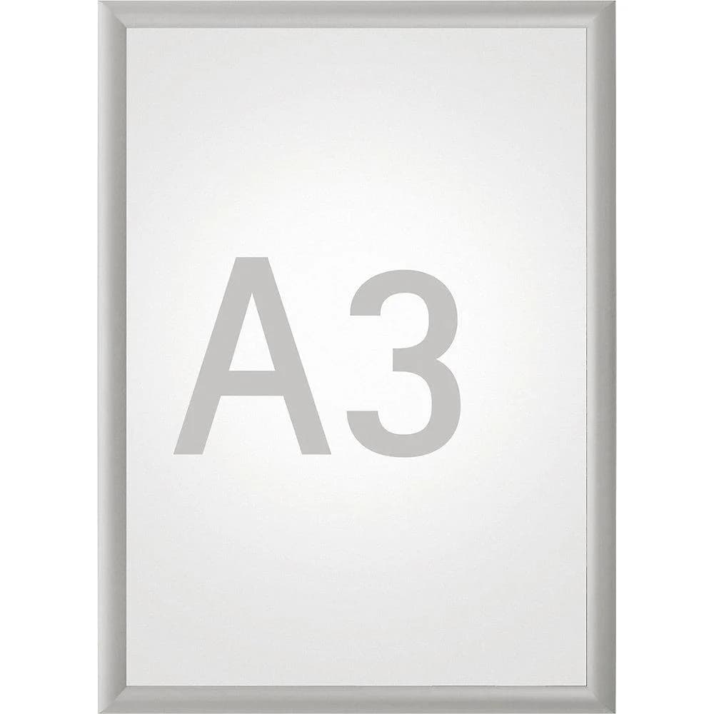 MAUL Klapprahmen MAULstandard A1 - Silber/Schwarz - Klapprahmen für Poster - Bild 2