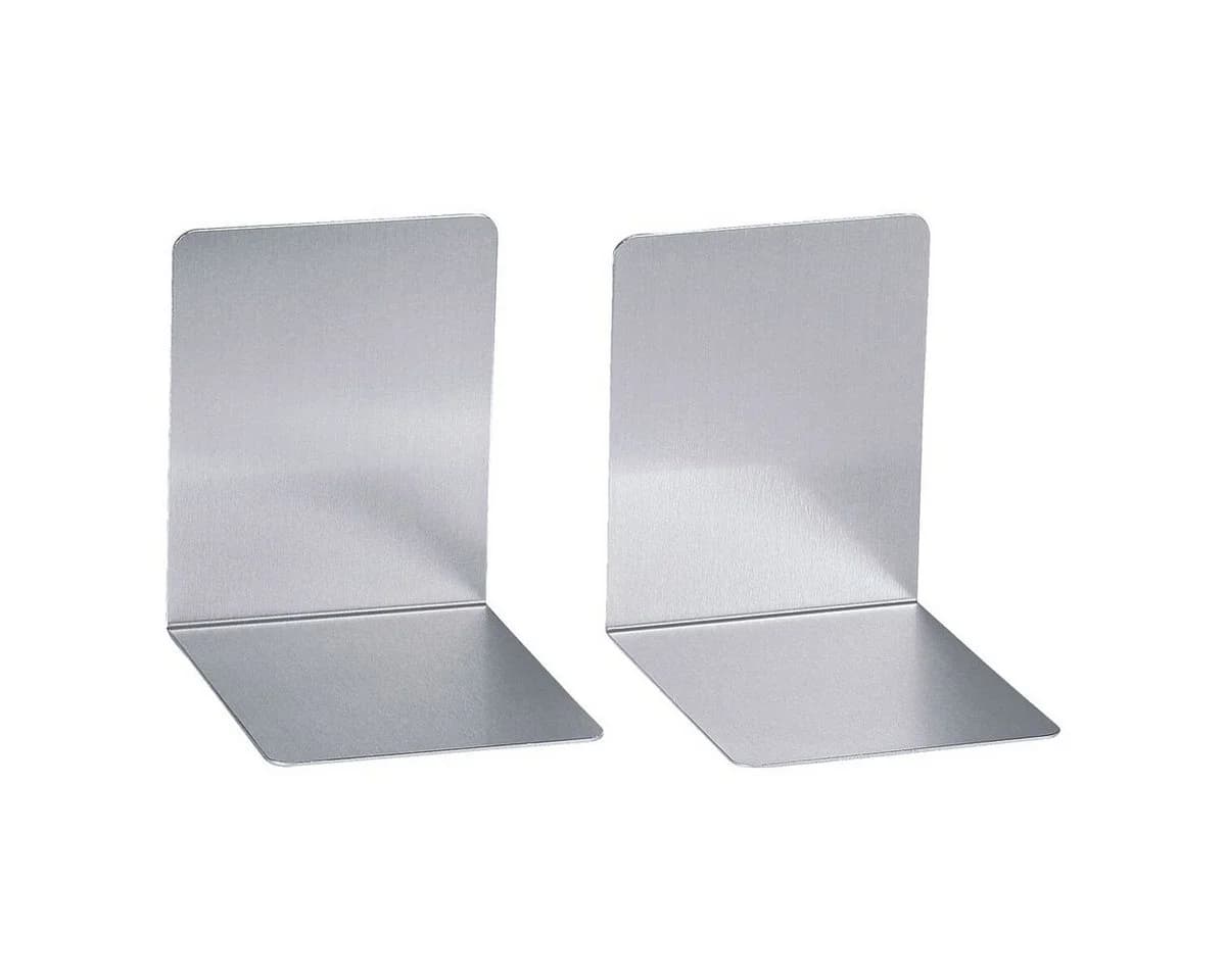 MAUL Buchstütze 2 St Aluminium Silbereloxiert