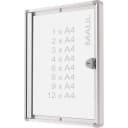 Maul Schaukasten MAULextraslim Silber - 9x A4 Bild 1