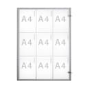Maul Schaukasten MAULextraslim Silber - 9x A4 Bild 2