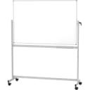 MAUL mobiles Whiteboard MAULstandard drehbar Emaille Weiss Bild 2