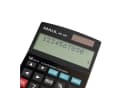 MAUL MTL 600 Taschenrechner Schwarz 12-stellig Solar Bild 1