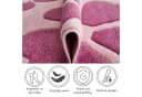LUXOR living Kinderteppich Flair Pink Blumendesign Kurzflor Bild 3